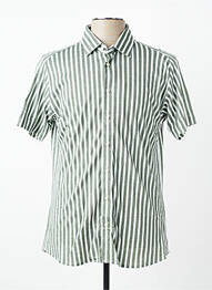 Chemise manches courtes coupe cintrée vert DESOTO homme