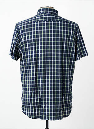 Chemise manches courtes imprimé carreaux vert DESOTO homme