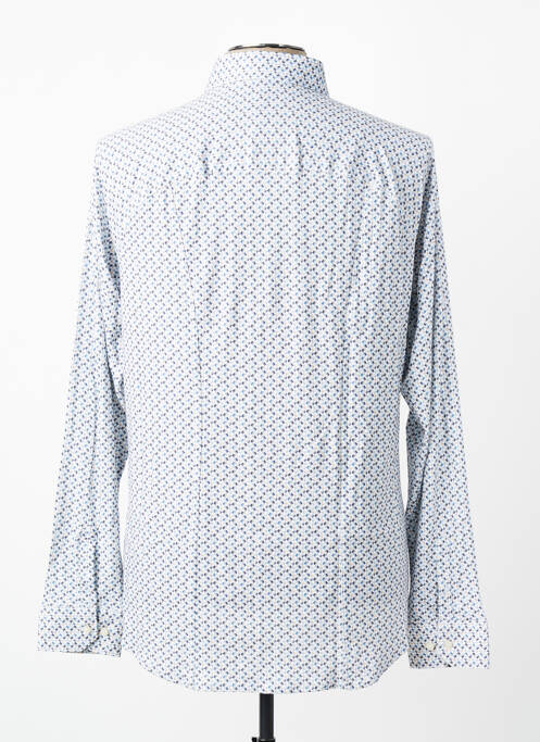 Chemise manches longues coupe cintrée gris DESOTO homme