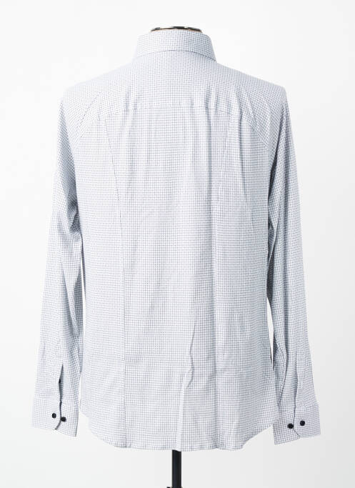 Chemise manches longues imprimé fantaisie gris DESOTO homme