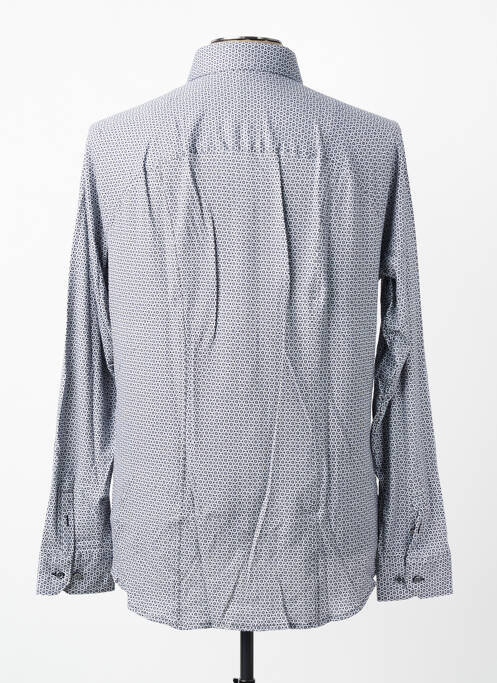 Chemise manches longues coupe cintrée noir DESOTO homme