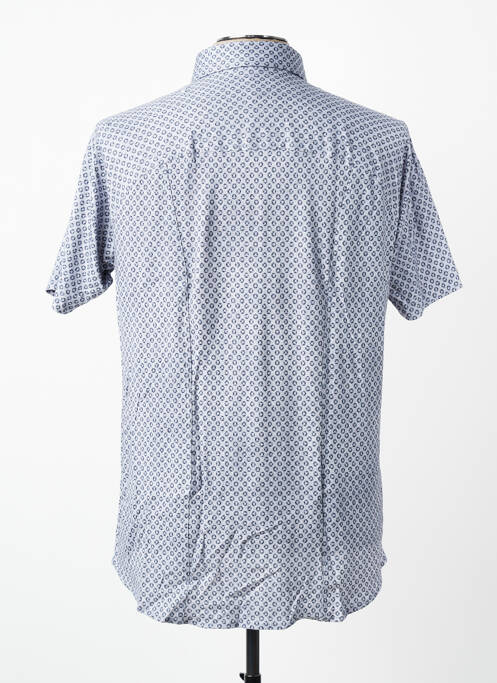 Chemise manches courtes imprimé fantaisie gris DESOTO homme