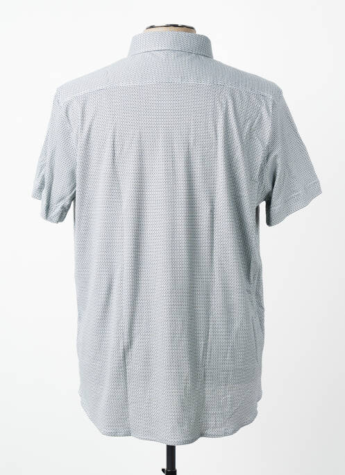 Chemise manches courtes coupe cintrée vert DESOTO homme