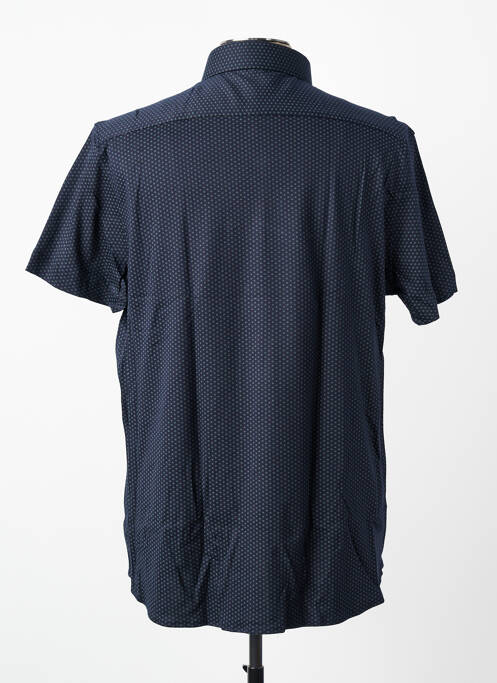 Chemise manches courtes imprimé fantaisie vert DESOTO homme