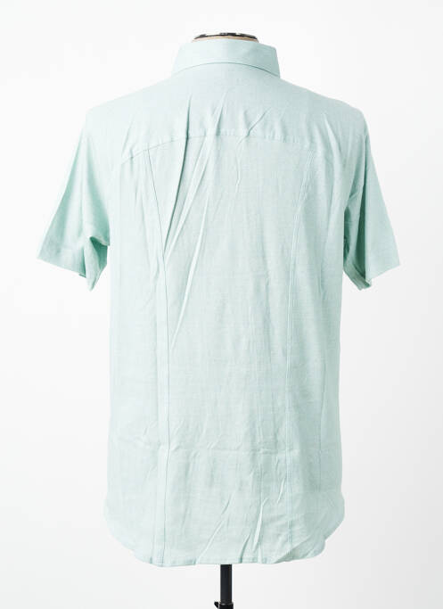 Chemise manches courtes coupe cintrée vert clair DESOTO homme