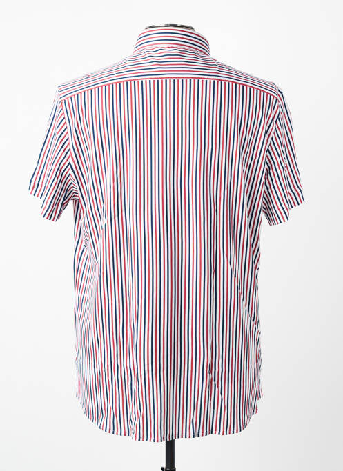 Chemise manches courtes coupe droite rouge DESOTO homme