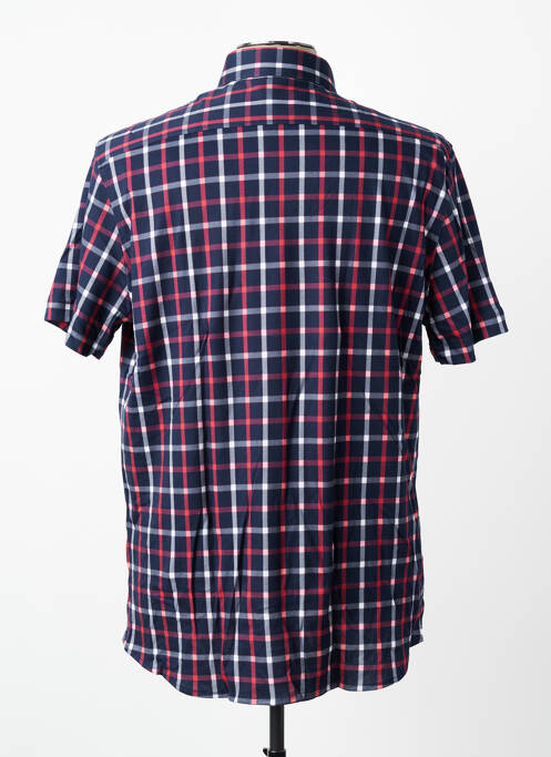 Chemise manches courtes coupe cintrée rouge DESOTO homme