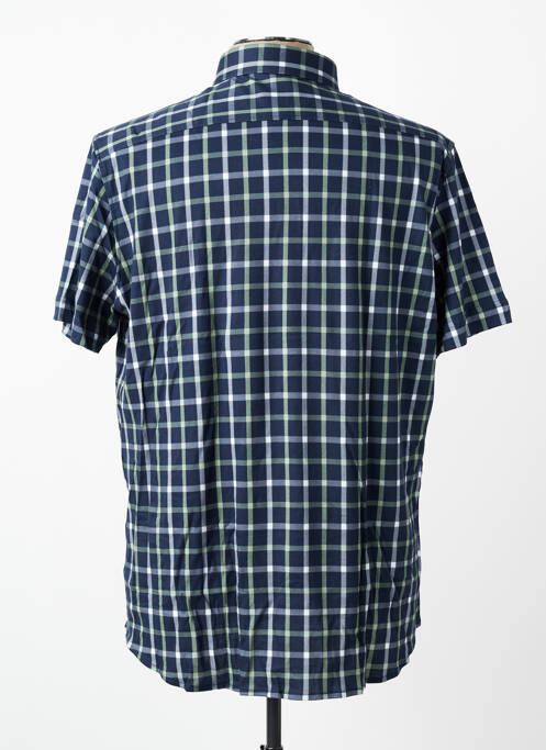 Chemise manches courtes coupe cintrée vert DESOTO homme