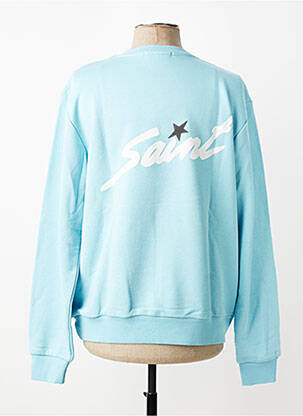 Sweat-shirt stretch manches longues bleu MBM homme