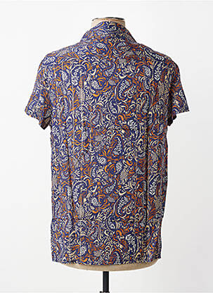 Chemise manches courtes coupe droite bleu MBM homme
