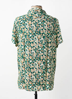 Chemise manches courtes poches vert MBM homme