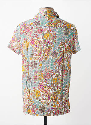 Chemise manches courtes coupe droite orange MBM homme
