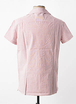 Chemise manches courtes poches rouge MBM homme