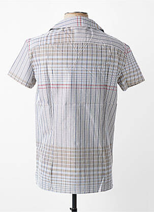Chemise manches courtes poches gris MBM homme