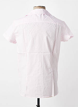 Chemise manches courtes poches rose MBM homme