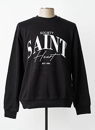 Sweat-shirt stretch manches longues noir MBM homme