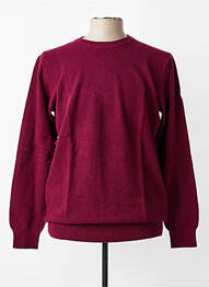 Pull stretch manches longues violet MBM homme