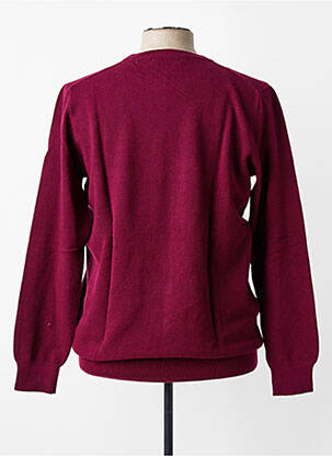 Pull stretch manches longues violet MBM homme