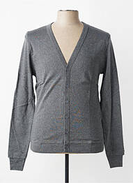 Gilet manches longues col v gris MBM homme