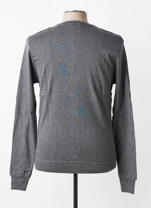 Gilet manches longues col v gris MBM homme