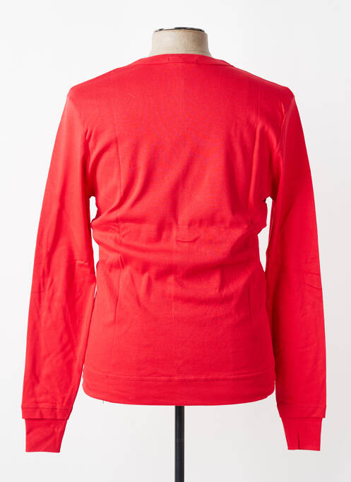 Gilet manches longues col v rouge MBM homme