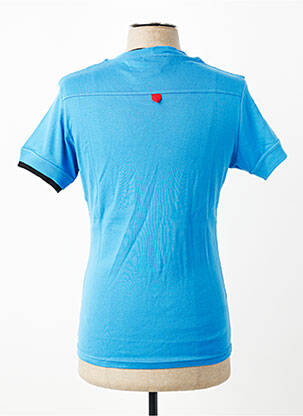 T-shirt stretch manches courtes bleu MBM homme