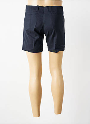 Bermuda coupe droite bleu MBM homme