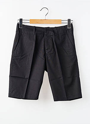 Bermuda coupe droite noir MBM homme