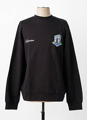 Sweat-shirt manches longues manches longues noir MBM homme