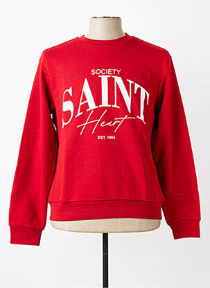 Sweat-shirt manches longues manches longues rouge MBM homme