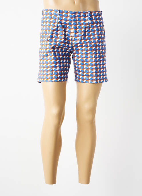 Short poches bleu DAVID DABY homme