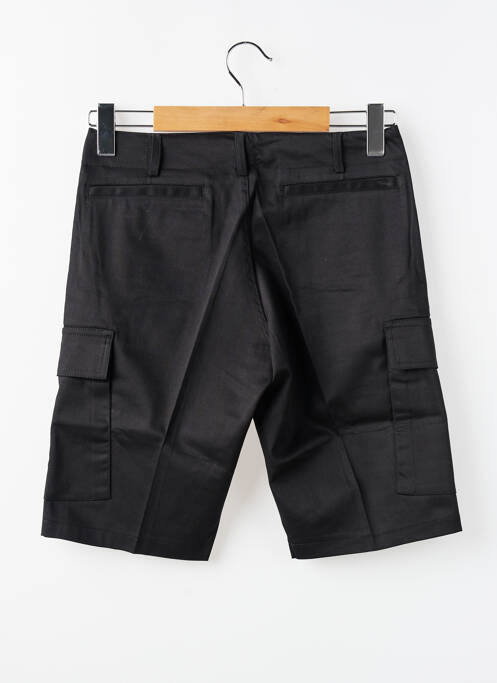 Bermuda coupe droite noir MBM homme