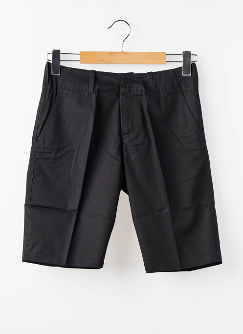 Bermuda coupe droite noir MBM homme