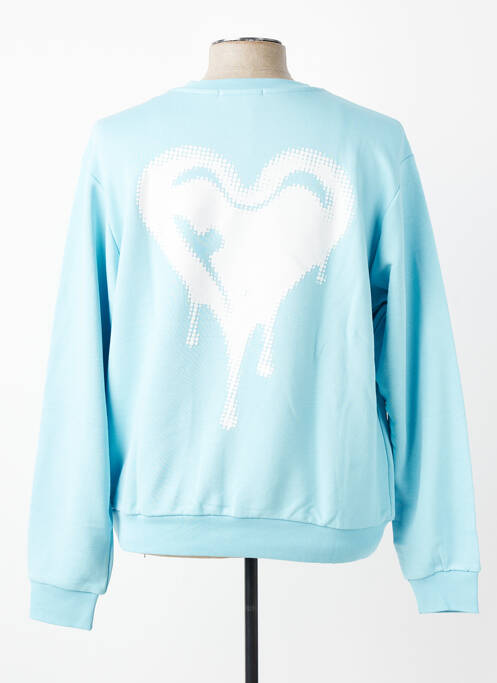 Sweat-shirt manches longues manches longues bleu MBM homme