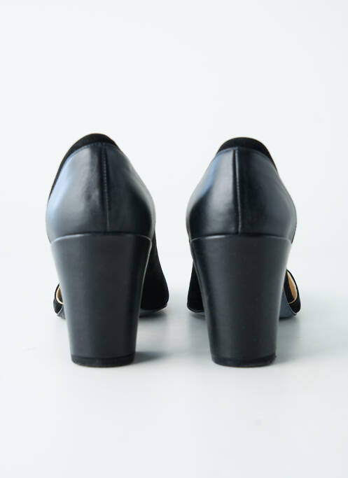 Escarpins nubuck talon de 7 à 9cm noir ATELIERS TERSI femme
