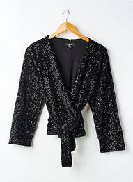 Top stretch manches 3/4 noir ALME femme