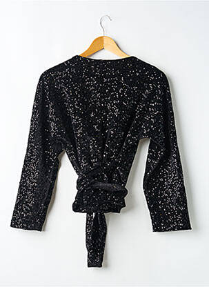Top stretch manches 3/4 noir ALME femme
