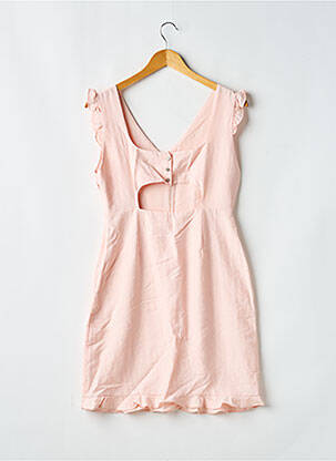 Robe courte sans manche sans manche rose SUNCOO femme