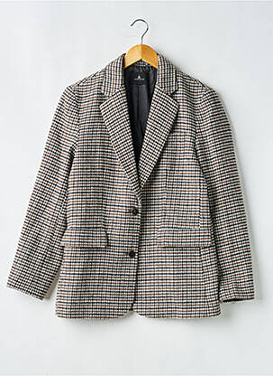 Blazer finition intérieure doublée gris ONE STEP femme