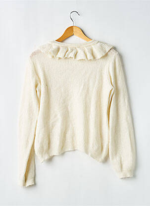 Pull col rond manches longues beige BALZAC femme
