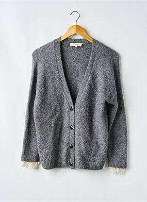 Gilet manches longues stretch gris SÉZANE femme