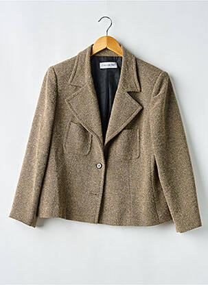 Blazer finition intérieure doublée marron GREGORY PAT femme