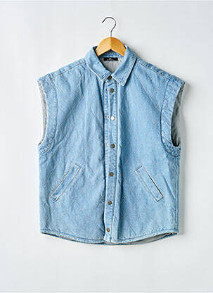 Veste casual coupe droite bleu ONE STEP femme