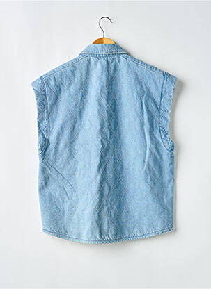 Veste casual coupe droite bleu ONE STEP femme