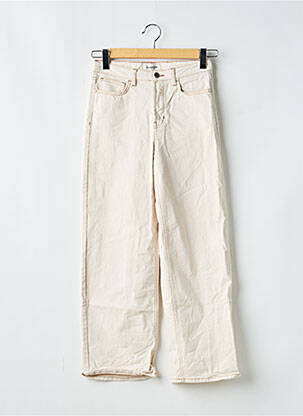 Jeans coupe large  taille normale beige LE PANTALON femme