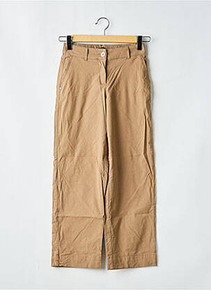 Pantalon droit stretch taille normale marron BREAL femme