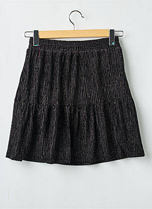 Jupe courte coupe droite noir KILIBBI femme