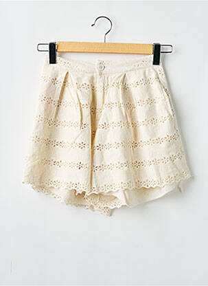 Short fermeture zippée sous rabat boutonné taille normale beige KARL MARC JOHN femme