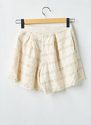 Short fermeture zippée sous rabat boutonné taille normale beige KARL MARC JOHN femme