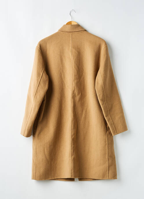 Manteau long coupe droite sans capuche marron & OTHER STORIES femme
